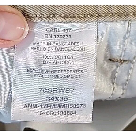 Wrangler Cargo Pants Men’s 30x28 Beige Casual Outdoor Gorpcore Utility - Picture 9 of 11